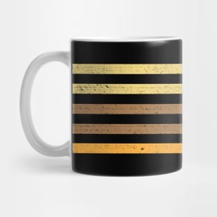 Retro 70s Sunset Lines Mug